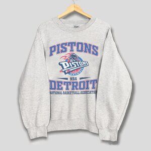 Vintage Detroit Pistons Basketball Unisex Sweatshirt, NBA Detroit Pistons Shirt